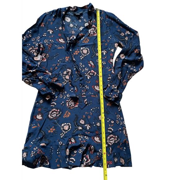 Sanctuary Womens/Teens Harvest Moon Blue Floral Flounce Dress Size Small Witchy - Picture 5 of 9